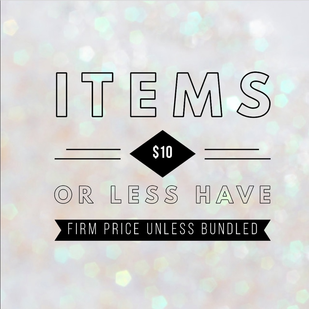 Items $10 & Under